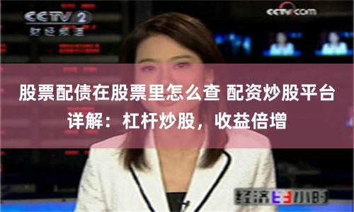 股票配债在股票里怎么查 配资炒股平台详解：杠杆炒股，收益倍增